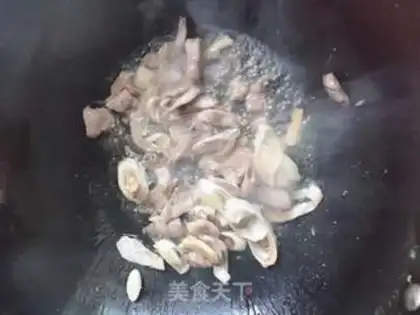 Make Mushroom fried meat step 3