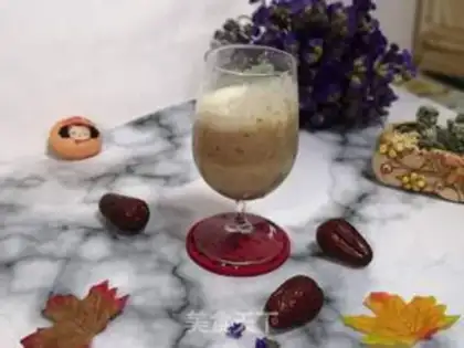 Make Bean mashed red-tree beauty juice step 0