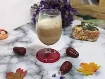 Make Bean mashed red-tree beauty juice step 1