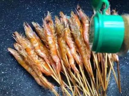 Make Shrimp string step 7