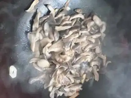 Make Mushroom fried meat step 5