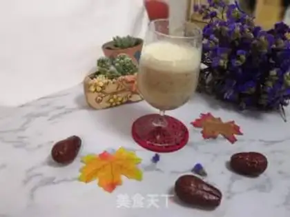 Make Bean mashed red-tree beauty juice step 6