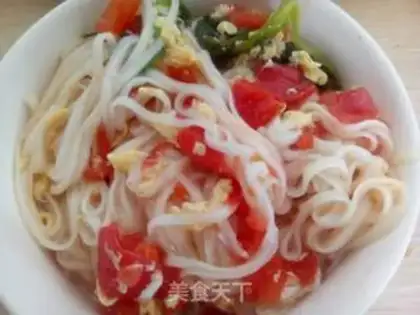 Make Tomato egg noodles step 6