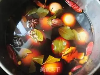 Make Tea eggs step 8