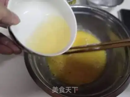 Make Egg black sesame cookies step 2