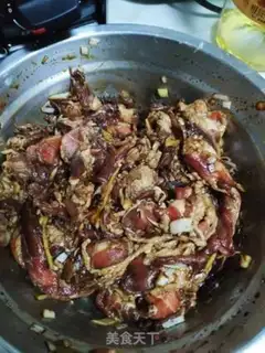 Make The lamb noodles step 1