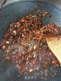 Make Spicy beef sauce step 15