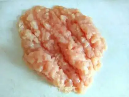 Make Red chicken tofuballs step 0