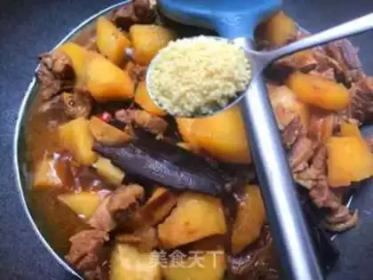 Make Potato-burning cow step 11