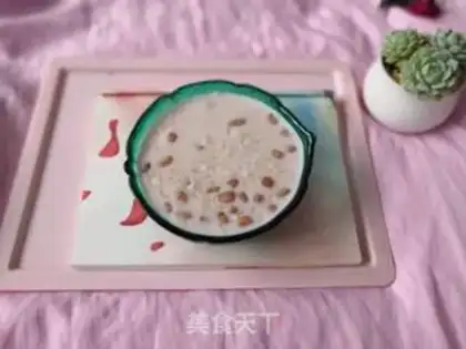 Make Milk peanut congee step 0