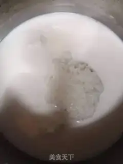 Make Milk peanut congee step 2