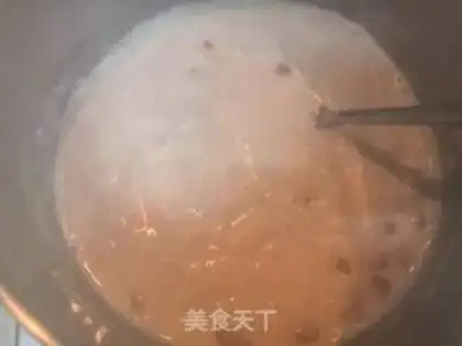 Make Milk peanut congee step 3