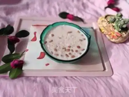 Make Milk peanut congee step 5