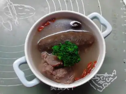 Make Sea cucumber oxen tail soup step 12