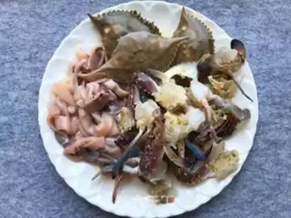 Make Seafood step 1