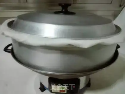 Make Flour steam cake step 7