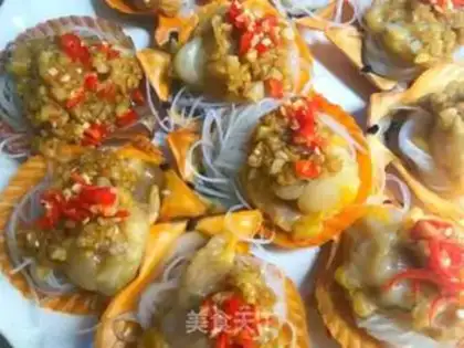 Make Garlic scallops step 7