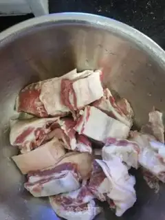 Make Red burning mackerel chops step 0