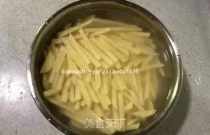 Make Homemade fries step 1