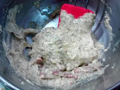 Make Black pepper beef sausage cheesecake step 7