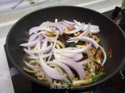 Make Onion fire step 4