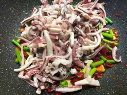 Make Spicy squid step 7