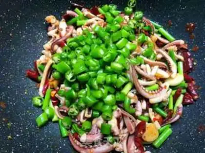 Make Spicy squid step 8