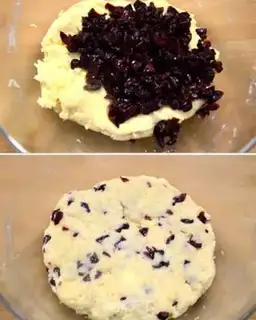 Make Cranberry scon step 4