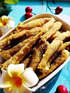 Make Pretzel fried fish step 4