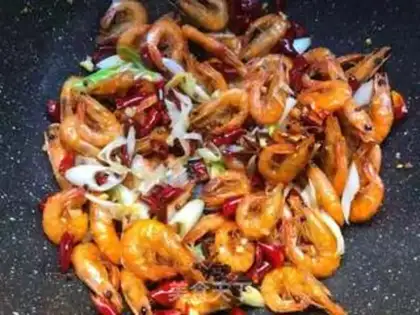 Make Spicy shrimp step 9