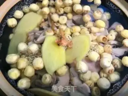 Make Lotus pig belly soup step 6