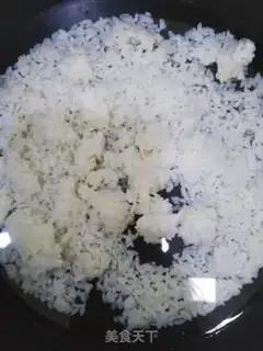 Make Porridge of spinach mushrooms step 5