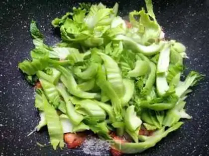 Make Five-flower mustard step 6