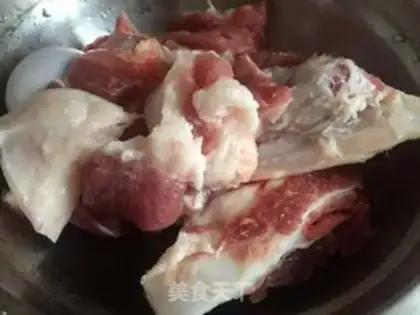 Make The rice skeletal soup step 0