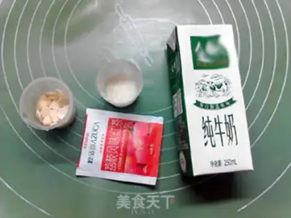 Make Almond milk tea step 0