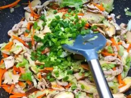 Make Spring rolls step 5