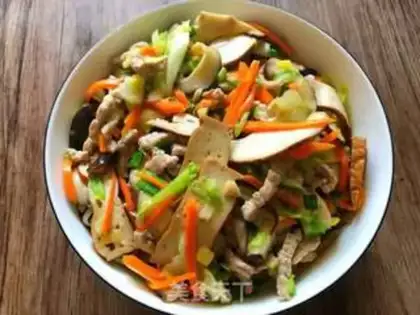 Make Spring rolls step 6