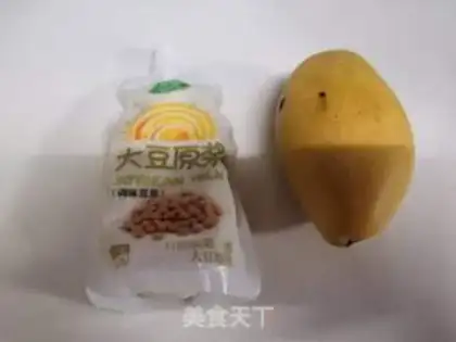 Make Bean mango juice step 1