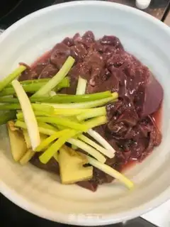 Make Spinach liver soup step 0