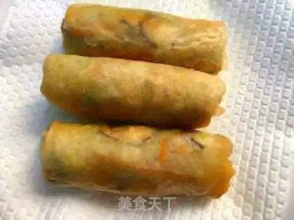 Make Spring rolls step 10