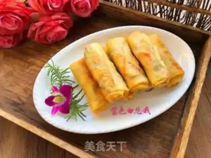 Make Spring rolls step 11