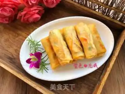 Make Spring rolls step 13