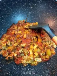 Make Tomato beef rice step 5
