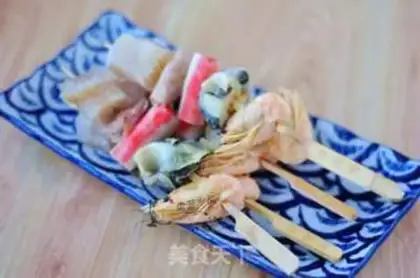 Make Barbecue seafood step 2