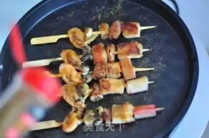 Make Barbecue seafood step 6