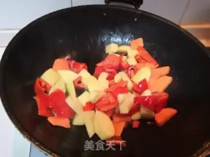 Make Potato pepper roast cow step 3