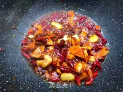 Make Spicy frog step 7