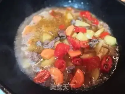 Make Potato pepper roast cow step 7