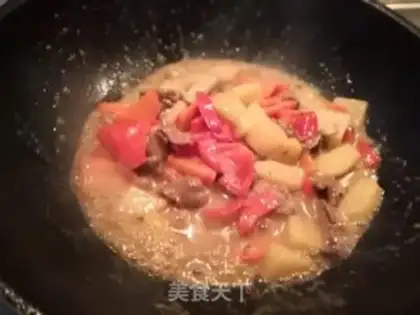 Make Potato pepper roast cow step 9