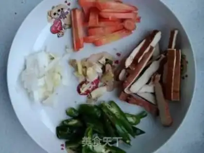 Make Celery fried beans step 0